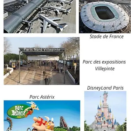 Appartement 4 Pers, Cdg Aeroport, Parc Des Expositions, Disney Villepinte  Exterior photo